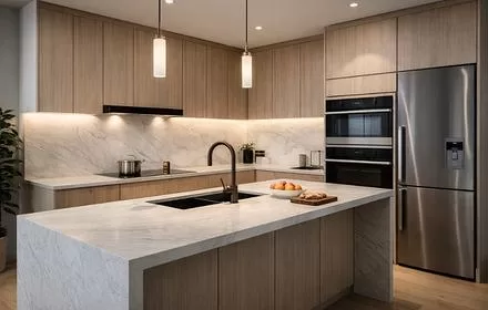 Ölçüye özel lüks mutfak dolabı tasarımı – Alpimo Mobilya