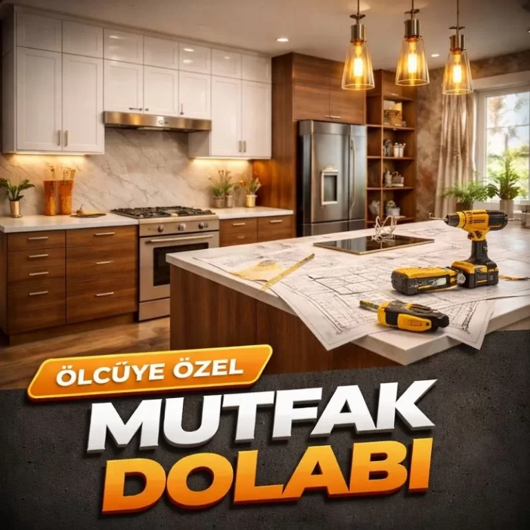 İzmir’de ölçüye özel modern mutfak dolabı uygulaması – Alpimo Mobilya